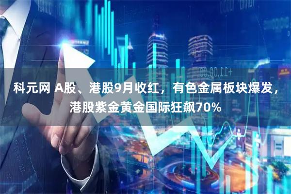 科元网 A股、港股9月收红，有色金属板块爆发，港股紫金黄金国际狂飙70%